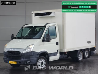 Hoofdafbeelding Iveco Daily Iveco Daily 40C15 BE-Combi 75Plus Koelwagen Laadklep Carrier Xarios 350 Zijdeur Achterdeuren Airco Cruise Camera Koel Koeler Kühl Kühler Kühlwagen Kühlkoffer 14m3 Airco Cruise control