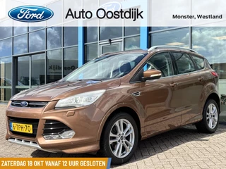 Ford Kuga 1.6 Titanium Plus 150PK Trekhaak Camera Cruise Elek. Achterklep Navi Blind-Spot Parkeersensoren Xenon Voorruitverwarming *Compleet*