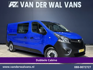 Opel Vivaro 1.6 CDTI 126pk L2H1 Dubbele cabine Euro6 Airco | 5-Zits | LED | Cruisecontrol | Trekhaak Parkeersensoren