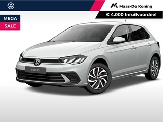 Volkswagen Polo 1.0 TSI 95 pk Life Edition · Camera · Apple/Android Car Play · P-Sensoren · 15'' Inch · MEGA Sale · Prijs is inclusief inruilpremie ·