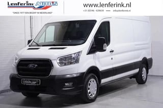 Ford Transit 2.0 TDCI 130 pk L3H2 Trend Automaat Airco Camera, Cruise Control, Apple Carplay, Lane Assist, PDC V+A, 3-Zits