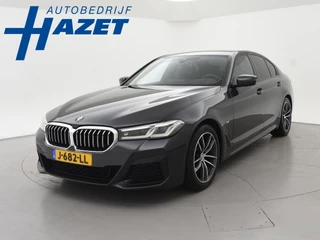 BMW 5-serie 518D M-SPORT SEDAN + NAPPA LEDEREN COMFORTZETELS | TREKHAAK | H/K | HEAD-UP | SFEERVERLICHTING