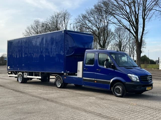 Mercedes-Benz Sprinter 519 3.0 CDI 432 DC Be combi Be trekker Laadklep 4380 kg laadvermogen Luchtvering  Airco Cruise controle Telefoonverbinding Bakwagen Meubelbak Verhuiswagen Euro 6