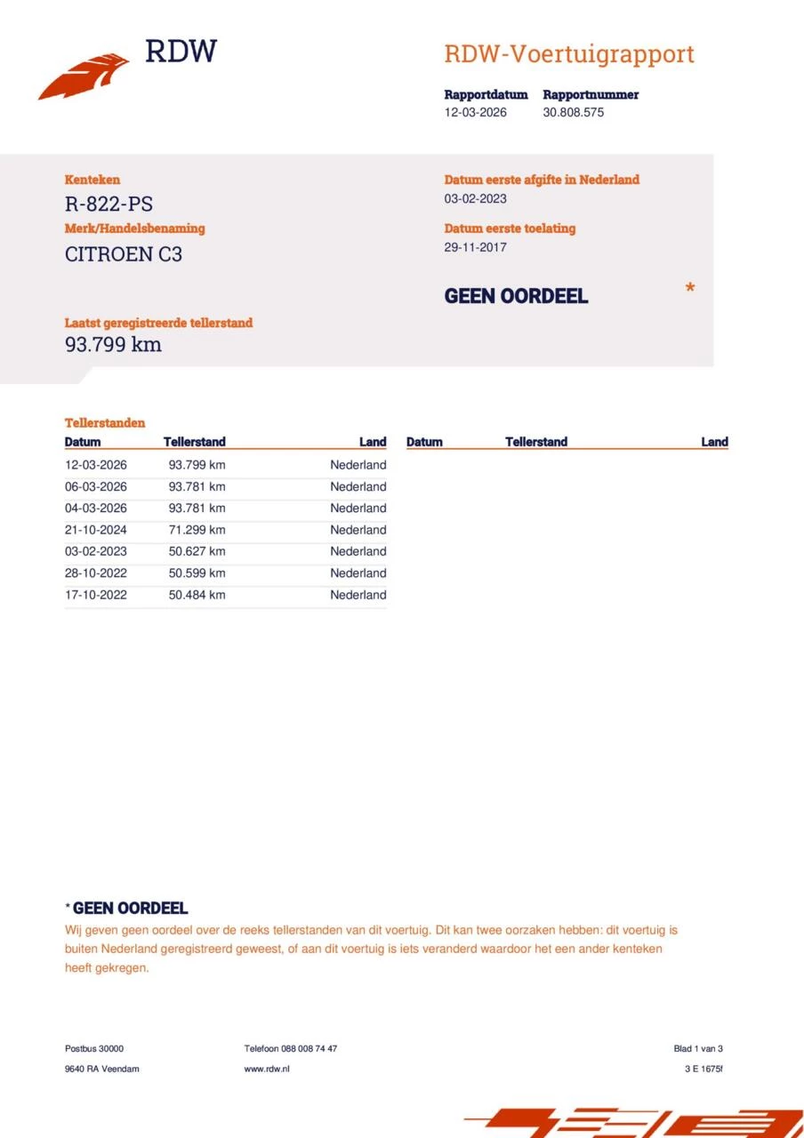 Hoofdafbeelding Citroën C3