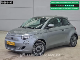 Fiat 500e 118pk 42kWh CarPlay Navi Airco Cruise Parkeersensoren Airco