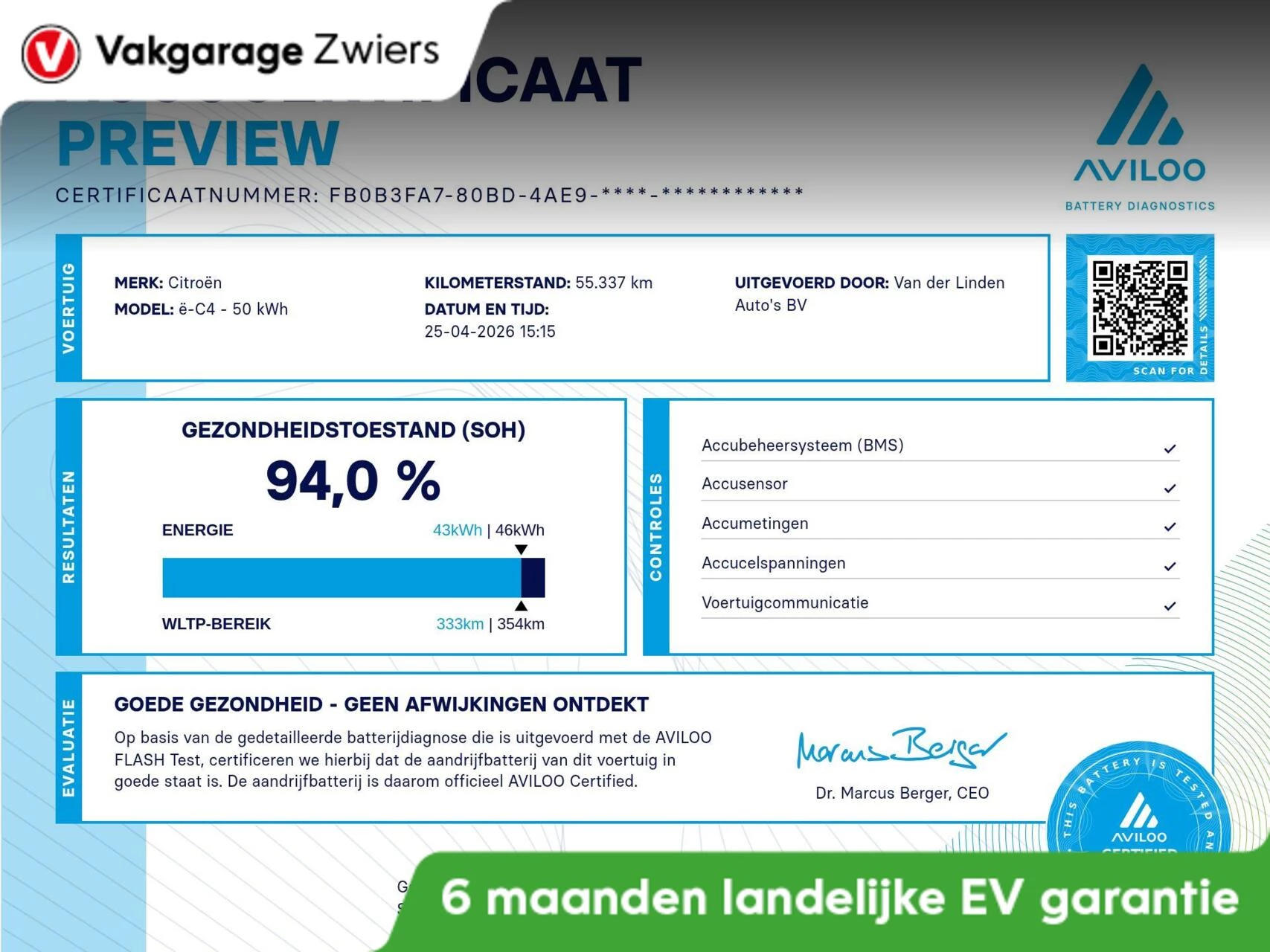 Hoofdafbeelding Citroën ë-C4