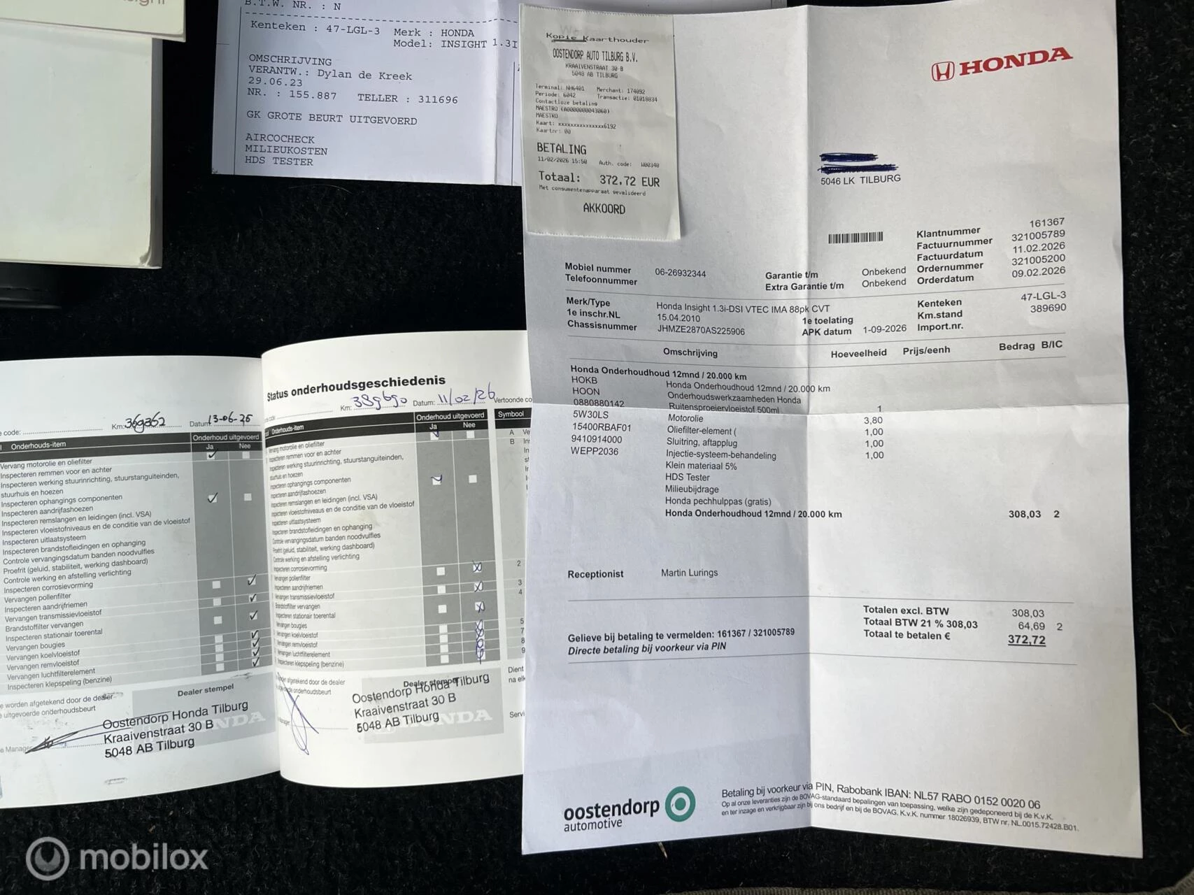 Hoofdafbeelding Honda Insight