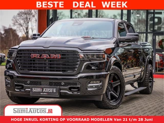 Dodge Ram 1500 Night Premium | Full Option | De Meest Luxe Pick-Up in zijn Klasse | 14.4 Inch Display | Luchtvering | 420PK 636 Nm | Comfortabele Dubbele Cabine met Royale 5 Zitplaatsen | BPM vrij | Nu Leverbaar uit Voorraad | Voorraad Nr 2233 - 7672