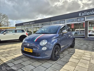 Fiat 500 0.9 TwinAir Blackjack, Leer, Airco, 16 inch, NAP!