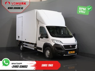 Fiat Ducato 2.3 MJ 150 pk Bakwagen 377x220x222 Laadklep/ Zijdeur/ Spoiler/ Tacho/ Gev.Stoel/ Camera/ Climate/ Cruise/ Navi