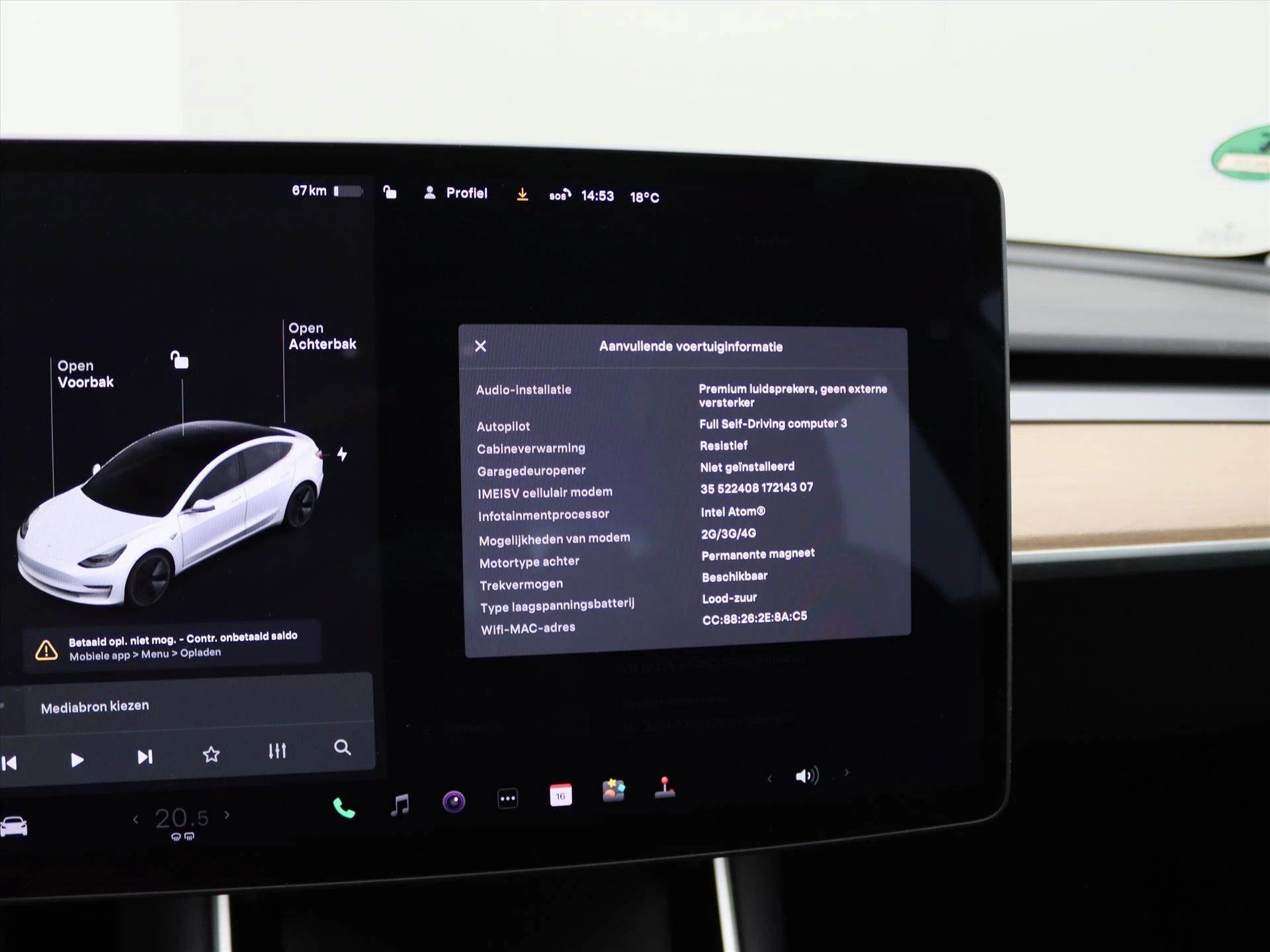 Hoofdafbeelding Tesla Model 3