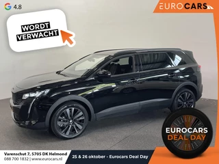 Peugeot 5008 1.2 PureTech GT Black Pack 7p Climate control Adaptive cruise control Achteruitrij camera Verwarmde voorstoelen Keyless Navigatie LED Apple Carplay/ Android Auto