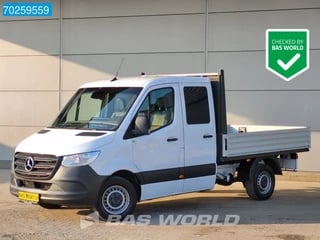 Mercedes Sprinter 317 CDI Dubbel Cabine Automaat Open Laadbak 3500KG Trekhaak 2m3 Airco Dubbel cabine Trekhaak