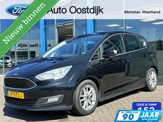 Ford C-Max 1.0 Trend 125PK NIEUWE DISTRIBUTIERIEM!!!! Afn. Trekhaak Cruise Navi Airco Parkeersensoren Achter *Dealer Onderhouden*