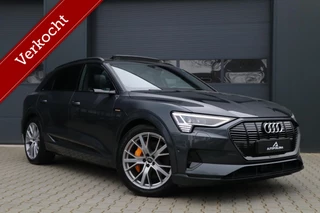 Audi e-tron 55 quattro 95 kWh 3x S-LINE Panodak AdaptivCruise 360View B&O Luchtvering Sportzetels CameraSpiegels 105000KM