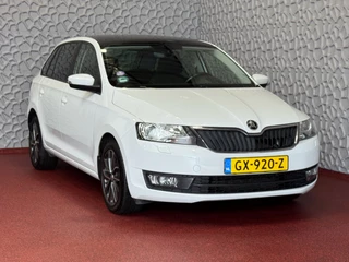 Škoda Rapid SPACEBACK 1.2 TSI DSG NAVI CARPLAY CLIMA STOELVERW PANODAK PDC LMV XENON Ruimer dan een Fabia ! 