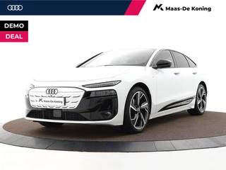 Hoofdafbeelding Audi A6 Sportback e-tron Audi A6 Sportback e-tron S edition 286 PK · Privacy glas · Remzadels rood · Sportstoel leder zwart