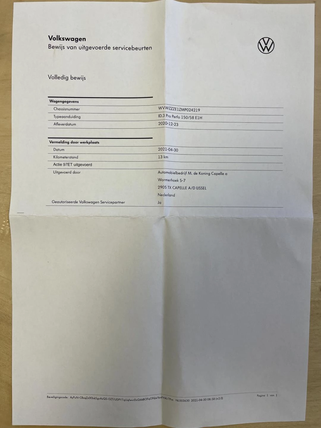 Hoofdafbeelding Volkswagen ID.3