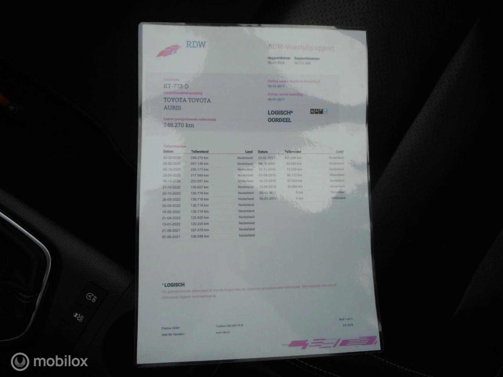 Hoofdafbeelding Toyota Auris