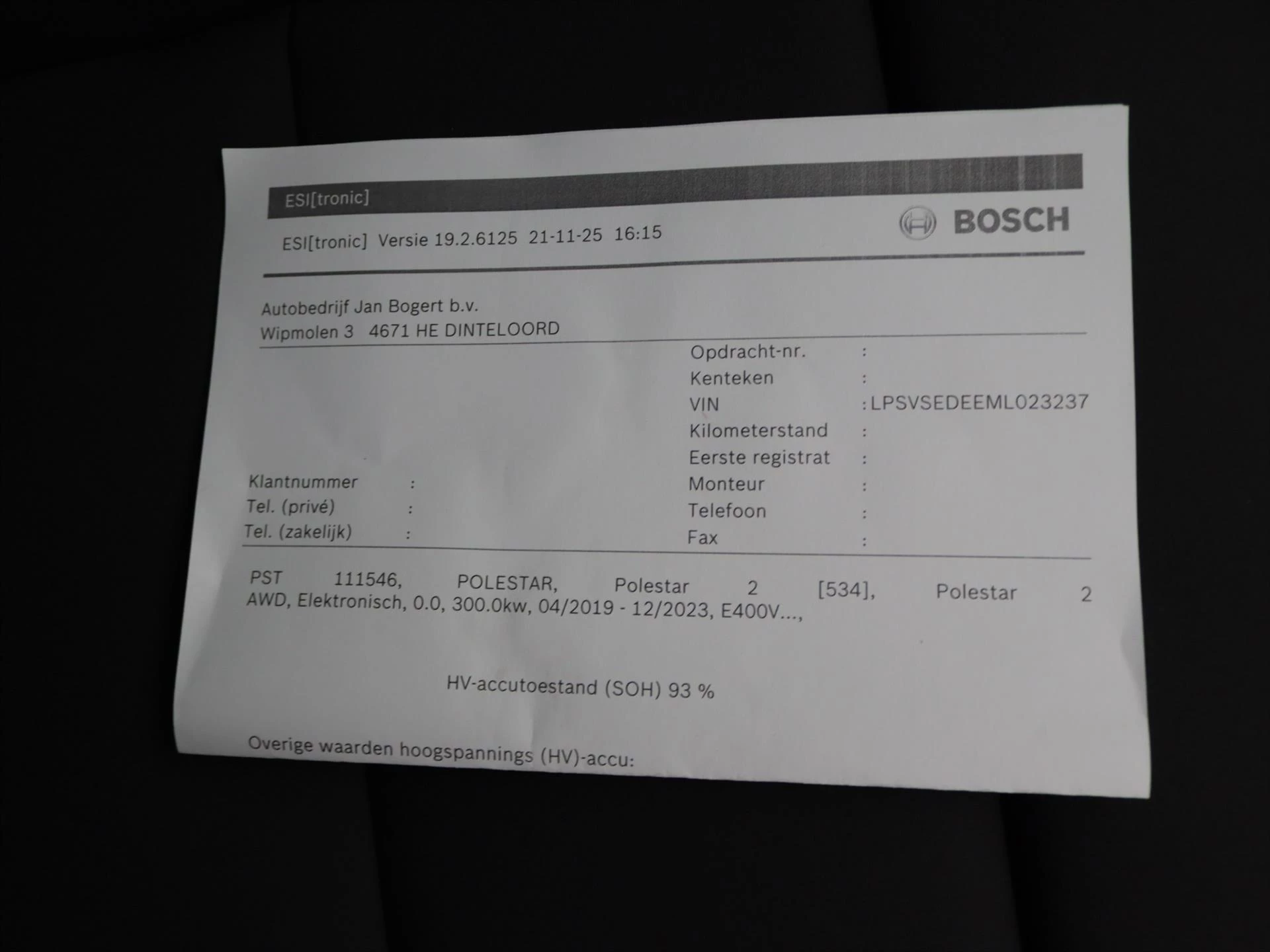 Hoofdafbeelding Polestar 2