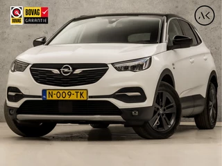 Hoofdafbeelding Opel Grandland X Opel Grandland X 1.2 Turbo Sport (APPLE CARPLAY, GROOT NAVI, CAMERA, CLIMATE, TREKHAAK, SPORTSTOELEN, LED KOPLAMPEN, CRUISE, NIEUWE APK, NIEUWSTAAT)