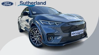 Hoofdafbeelding Ford Mustang Mach-E Ford Mustang Mach-E 98kWh 487 pk AWD GT Extended 486pk | Panoramadak | Vapor blue | Garantie tot  27-02-2028 of 100.000 KM
