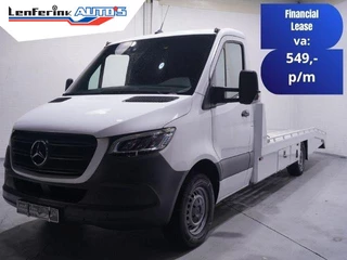 Mercedes-Benz Sprinter 316 CDI 163 pk Aut. Autotransporter Tijhof Navi, LED Koplampen, Adapt. Cruise, Trekhaak 2.800 kg, 2-Zits