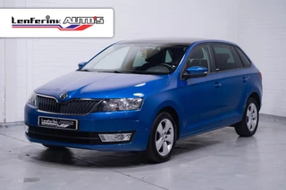 Hoofdafbeelding Škoda Rapid Skoda Rapid Spaceback 1.2 TSI Greentech JOY PDC ECC Cruise Panodak LMV 15"-inch Navigatie Stoelverwarming NAP  Plus-Pack Sunset