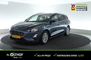 Hoofdafbeelding Ford Focus Ford Focus Wagon 1.5 EcoBoost Titanium Business | TREKHAAK - 1500kg | STOEL- STUURVERW. |