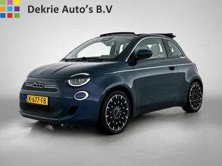 Fiat 500e Cabrio La Prima 87Kw / 42 kWh / Leder / Pdc+Camera / Navigatie / Airco-ecc. / 100% Electrisch,100%Stijlvol / Apk 11-2026