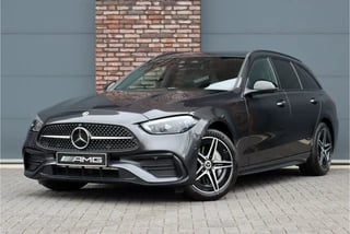 Mercedes-Benz C-Klasse Estate 300 e AMG Line Aut9 | Distronic+ | Keyless Go | Surround Camera | Trekhaak | Advanced Sound System | Rijassistentiepakket+ | Leder | Zonnerollo's | Sfeerverlichting | Digital Light |