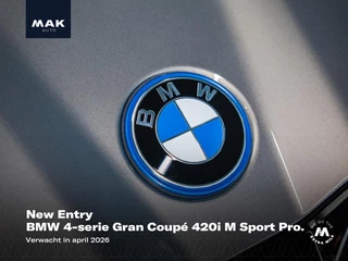 BMW 4-serie Gran Coupé 420i M Sport Pro, NL-auto, 1e eig., H/K, HUD, camera, LED-kopl., 19'', NP75k