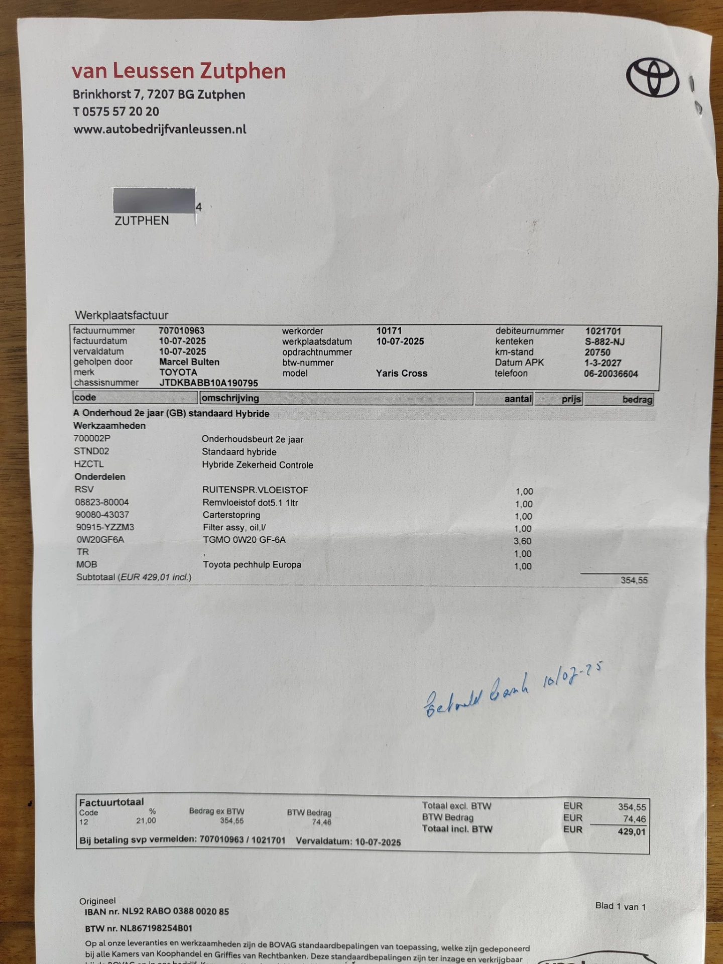 Hoofdafbeelding Toyota Yaris Cross