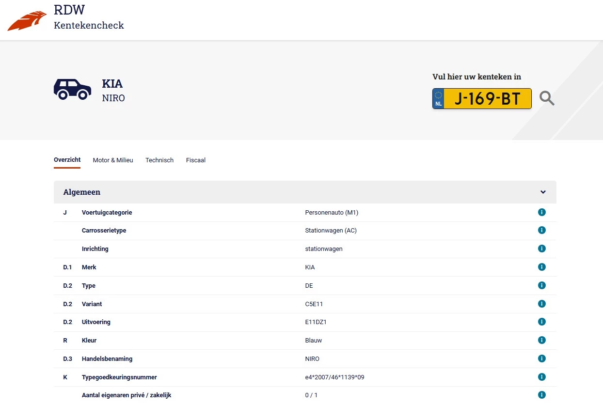 Hoofdafbeelding Kia e-Niro