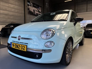 Fiat 500 0.9 TwinAir Lounge Leer, Open dak