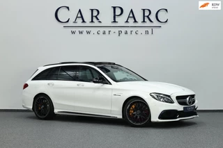 Mercedes-Benz C-klasse AMG 63 S 510+PK KERAMISCH/KUIPSTOELEN/SFEER/PANO/LEER+S.VERWARMING/19" LMV/360 CAM/ACC/ECC/12 MDN GARANTIE!