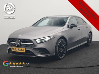 Mercedes-Benz A-Klasse 250 e **SONDERFARBE!** AMG Limited PHEV 218pk | Adaptive Cruise | Head Up | Multi Beam LED | Alcantara Sportstoelen Verwarmd | Night Pakket | Sfeerverlichting | MBUX | Apple Carplay | Widescreen Navi | 19"L.M | Mountaingrau Magno | Plug 