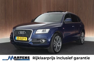 Audi Q5 3.0 TFSI 272pk Automaat quattro 2x S-Line Panoramadak Trekhaak Leder Camera Stoelverwarming Memory Stoelverwarming