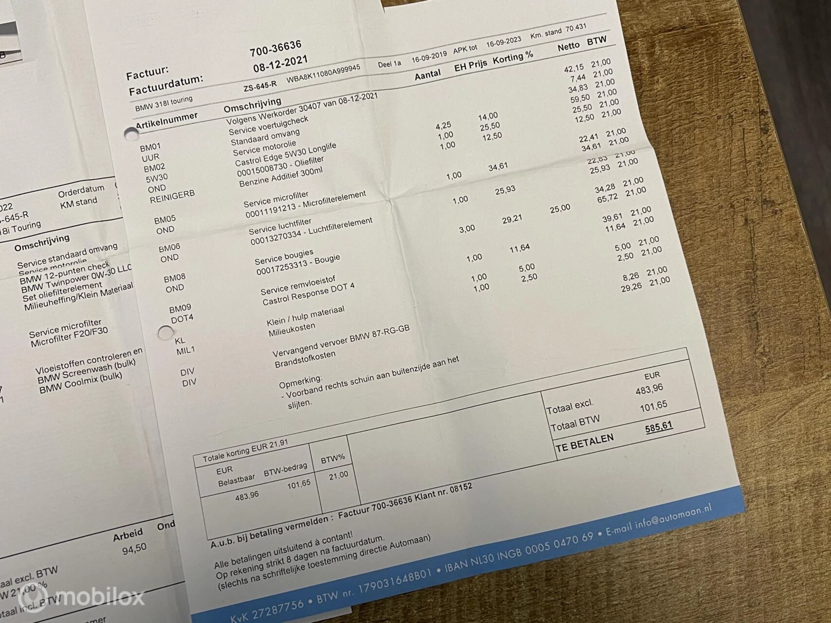 Hoofdafbeelding BMW 3 Serie