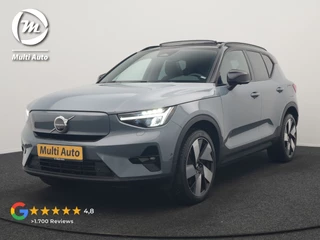 Volvo XC40 Recharge Twin Ultimate 78 kWh 408pk | Panodak | Adaptive Cruise | 360 Camera | Harman / Kardon | Lederen Sportstoelen Memory & Verwarmd | Blis | Keyless | Stuur Verwarmd | Google Assistent | Apple Carplay | DAB | 20"L.M |
