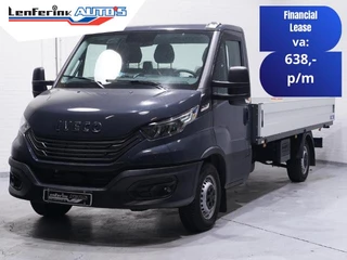 Iveco Daily 35S18 180 pk Aut. Pick Up / Open Laadbak Luchtvering, Navi, Adapt. Cruise, Trekhaak 3.500 kg, BPM vrij