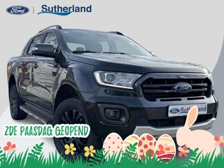 Hoofdafbeelding Ford Ranger Ford Ranger 2.0 EcoBlue Wildtrak Dubbele Cabine | SCI |214pk Automaat | Adaptieve Cruise | Stoelverwarming | Trekhaak | 3.500kg Trekgewicht