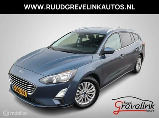 Ford Focus Wagon 125 PK H6 Titanium Navigatie DonkerGlas Trekhaak Chroom Clima Pdc V+A