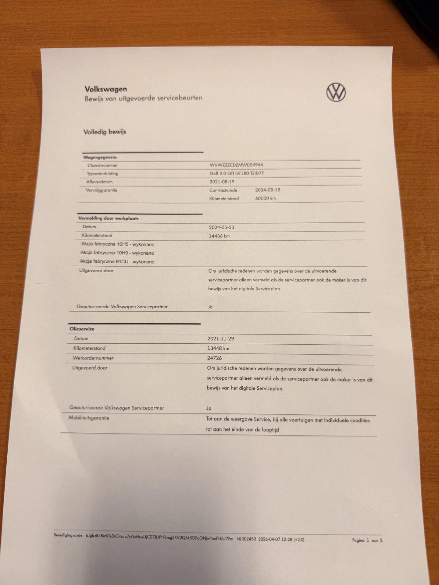 Hoofdafbeelding Volkswagen Golf