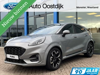 Hoofdafbeelding Ford Puma Ford Puma 1.0 EcoBoost Hybrid ST-Line X 155PK Winterpack Navi Adaptieve Cruise Climate B&O Blind-Spot Privacy Glass *Compleet*