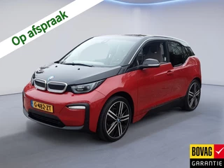 BMW i3 Executive Edition 120Ah 42 kWh (170 PK) 2e-Eig, BMW-Dealer-Onderh, 12-Mnd-BOVAG, NL-Auto, Leer, Panoramadak,  Warmtepomp, Navigatie, Achteruitrijcamera, Adaptieve-Cruisecontrol, Keyless-Start, Parkeersensoren-V+A, Bluetooth, DAB, Stoelverwarming, Licht-Zicht-Pakket, Lm-Velgen-20Inch, Privacy-Glas