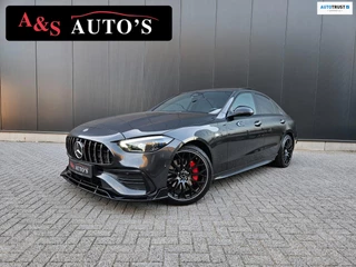 Mercedes-Benz C-klasse 300 e AMG Panodak Distronic Memory 360camera Carbon Hud 19inc