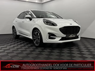 Hoofdafbeelding Ford Puma Ford Puma 1.0 EcoBoost Hybrid ST-Line Half leder, Winterpakket, Cruise control, Rijstrook correctie, Clima, 2 jaar garantie