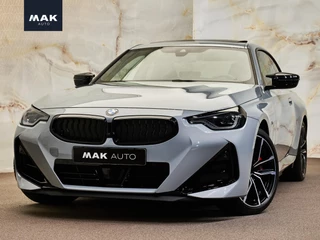 BMW 2-serie Coupé M240i xDrive, M Stoelen, 19", tr.haak, schuifdak, H/K, HUD, memory, privacy, NP110k