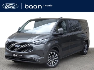 Ford Tourneo Custom 2.5 Plug-IN Hybrid 233 PK L2H1 Titanium X | Ex. BTW & Incl. BPM | 5 Persoons DC | Adaptieve Led Koplampen | Trekhaak Wegklapbaar | Blis | Adaptieve Cruise. | Camera | Uit Voorraad Leverbaar